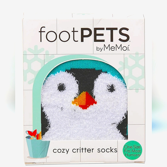 NWT  Foot Pet Penguin Crew Socks - Picture 4 of 8